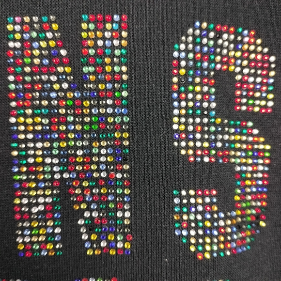 TEXAS FOOTBALL Officially Licensed NFL Team Apparel Women's Bling Sweatshirt 2X - Picture 5 of 10